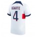 Billige Paris Saint-Germain Manuel Ugarte #4 Udebane Fodboldtrøjer 2023-24 Kortærmet